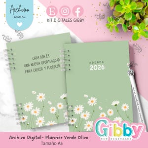 DIGITAL FILE 2026 - Agenda dated 2026 olive green (PDF - PPTx) A5