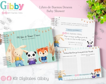 Archivo Digital / Album buenos deseos de matrimonio & Baby shower en PDF Y PPTX