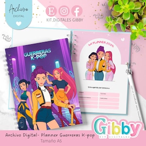 DIGITAL FIL - K-pop Warriors Planner A5 (PDF-PPtx)