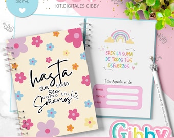 Printable digital file - Bello planner 2026 in PDF and PPTx - undated in A5 size