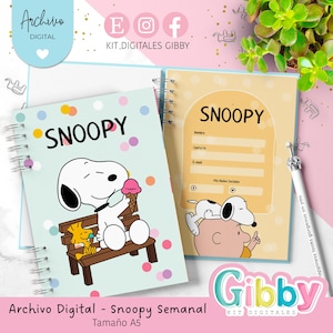 Snoopy perpetual calendar - Etsy 日本