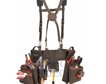 Werkzeuggürtel aus Leder, Werkzeugtasche aus Leder, Arbeitsgürtel aus Leder, Werkzeuggürtel aus Leder, Werkzeuggürtel aus Leder nach Maß