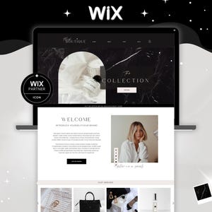 WIX Website Template - Wix Shopping Website - Website Template - Website Design - Blogger Website - Small Business - Ecommerce Store Shopify