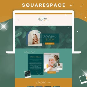 Squarespace Template - Squarespace Website Template - Author Website - Squarespace 7.1 Theme - Life Coach, Virtual Assistant