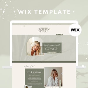 WIX Website Template - Website Template - Website Design - Blogger Website - Boho Website Template - Life Coach Website - Ecommerce Store