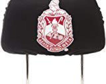 Funda para reposacabezas de la hermandad Delta Sigma Theta - Negra