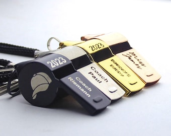 Custom Engraved Coach Whistle, Sport Gift for football Coach, Basketball Coach Gift, Gift for men