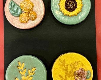 Handmade Polymer Clay Magnets (individual - 1 Item) - Etsy
