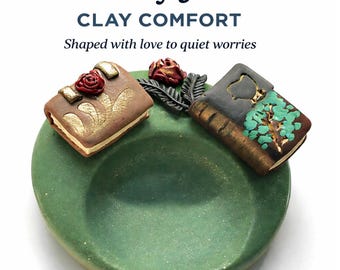 Custom Worry Stone Animal or Design with Personalized Card – Calming Gift for Kids & Adults