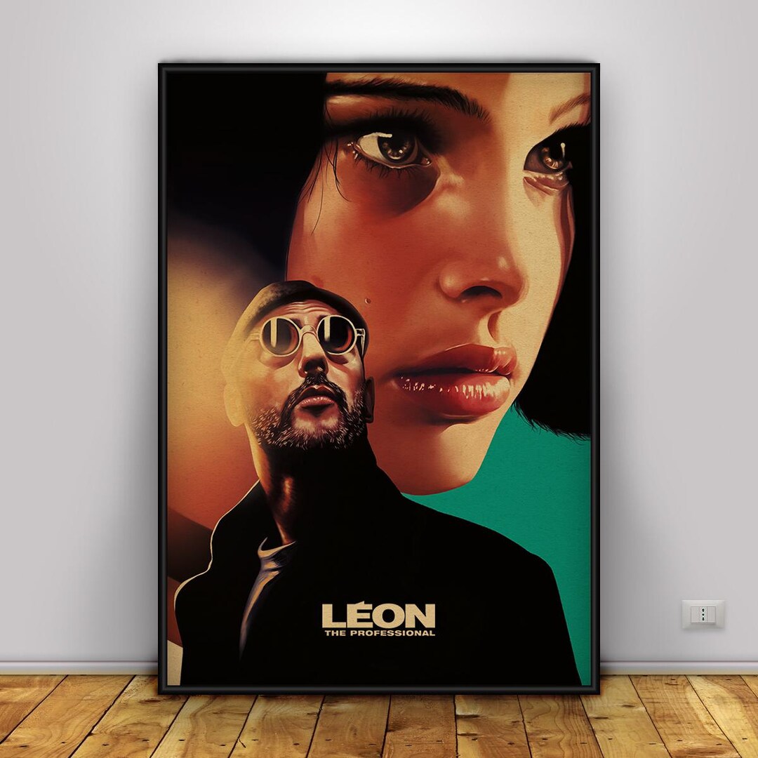 Leon the Professional Poster | Mathilda Wall Art | Kraft Paper Print ...