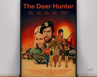 ディア・ハンター、デジタルダウンロード可能で印刷可能な映画ポスター