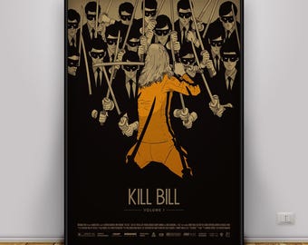 キル・ビルのポスター | タランティーノ映画ウォールアート | ホーム