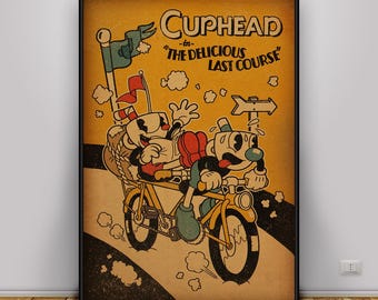 カップヘッド デビル デスクトップ アート - Etsy 日本