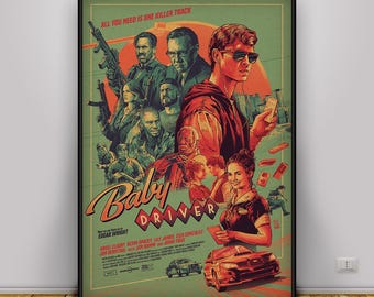 Baby Driver Poster - Etsy