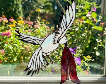 Anime Mikasa's Scraft Suncatcher, Attack On Titan Faux Glass Decor, Gift For Otaku