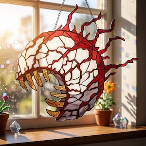 Terraria Augen des Cthulhu Suncatcher, einzigartiges hängendes Geschenk für Gamer