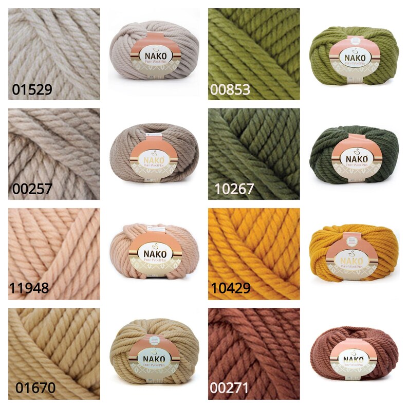 Super Bulky/ Super Chunky 14 Ply 100 pure wool yarn 100 Etsy