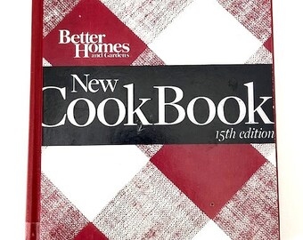 VTG Better Homes and Gardens NEW Cook Book- -Better Homes and Gardens Cookbook--Recipe Cookbook