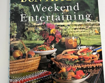 VTG Book--Bon Appetite Weekend Entertaining--Cookbook, Menu Planner, Entertaining Sourcebook