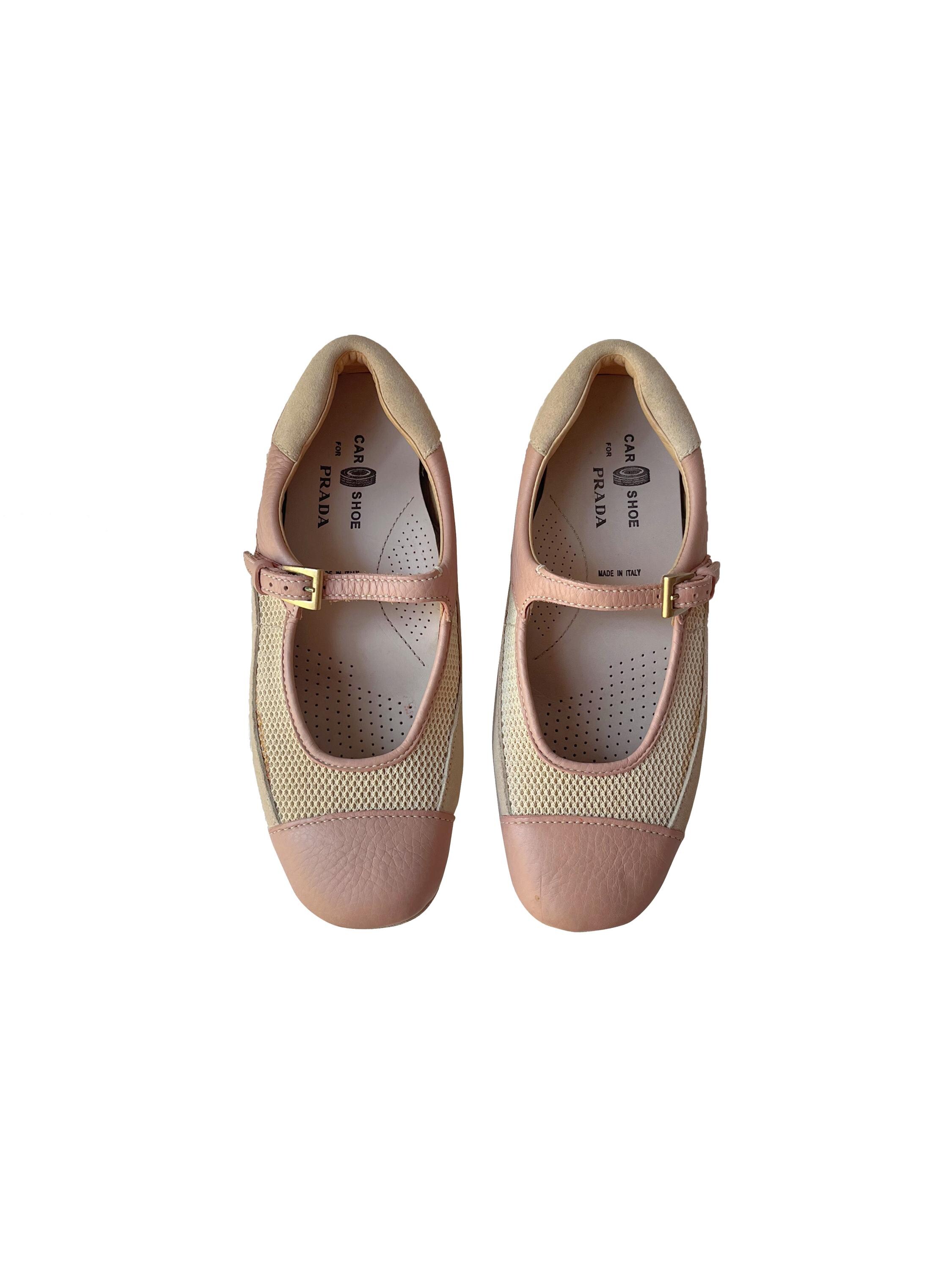 希少 PRADA プラダ レザー パンプス ヴィンテージ ローファー