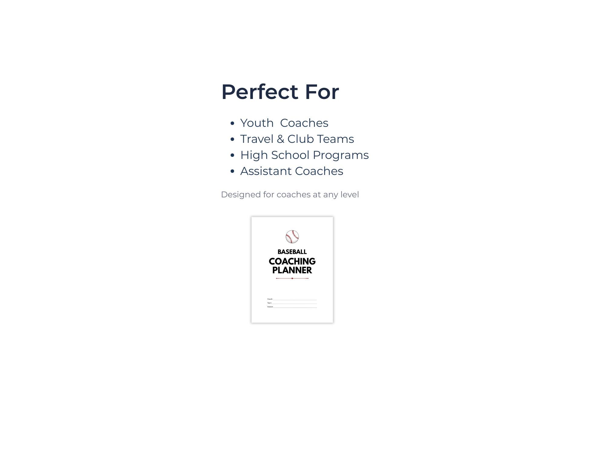 Pitching Practice Tracker Baseball Coach Planner Printable | Practice Plan, Lineup Card, Pitching ...