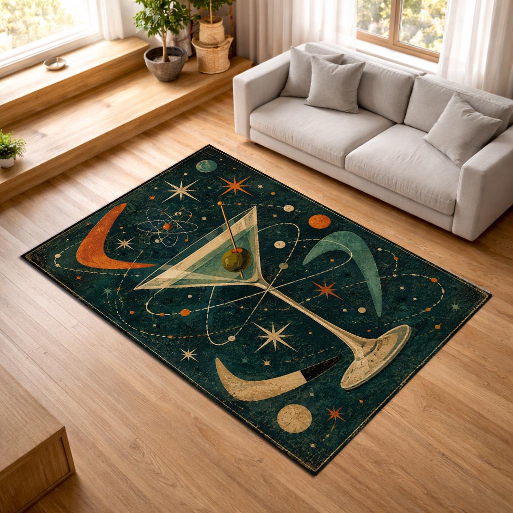 Space Age Rug - Etsy