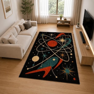 Space Age Rug - Etsy