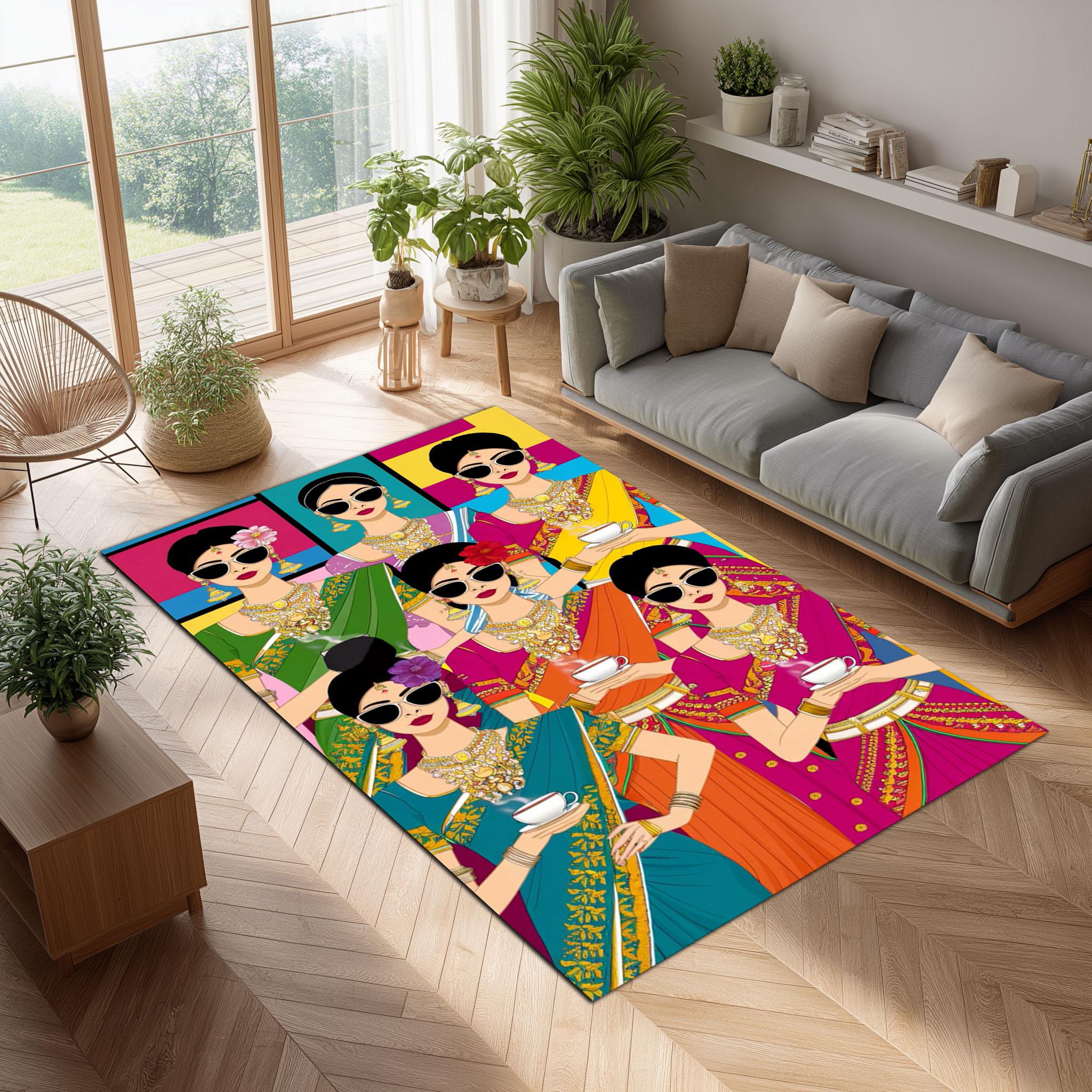 Graphic Rug - Etsy