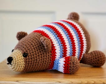 Sleepy Bear PDF Crochet Pattern