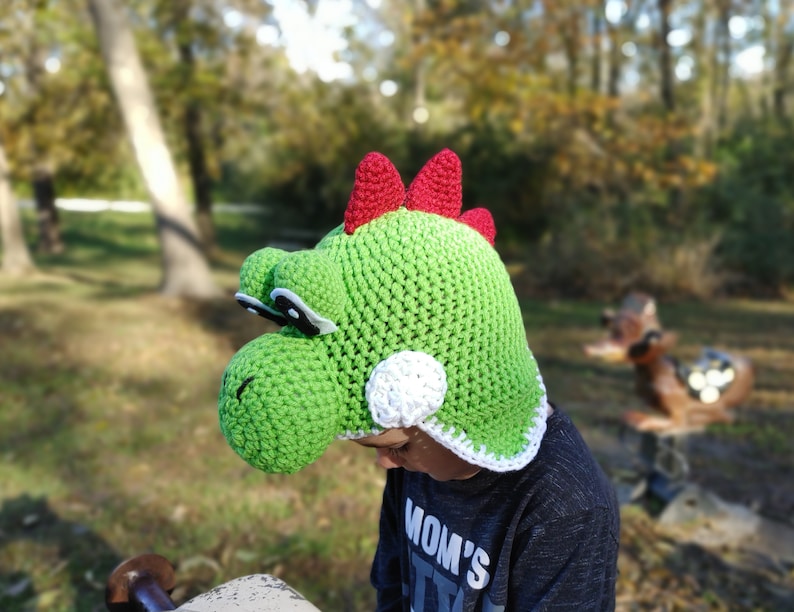 Yoshi Hat Crochet Pattern Instant Download Etsy