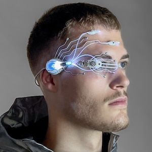 Ocula fibre optic head system in white