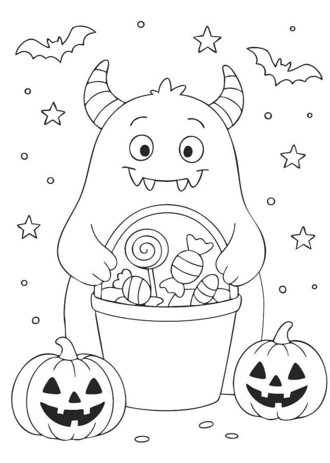 Halloween Coloring Pages – Printable PDF for Kids & Families; Pumpkins ...