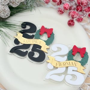 Gepersonaliseerde kerstornament 2025