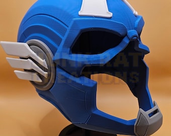 Captain America Inspired Helmet