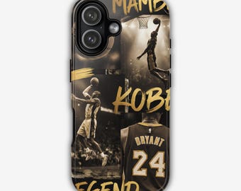Kobe Bryant Collage Phone Case, Mamba Legend Art, Lakers Fan Gift