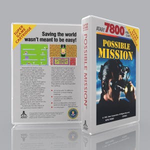 Possible Mission (for Atari 7800) Game Case w/Adapter, No Game Included