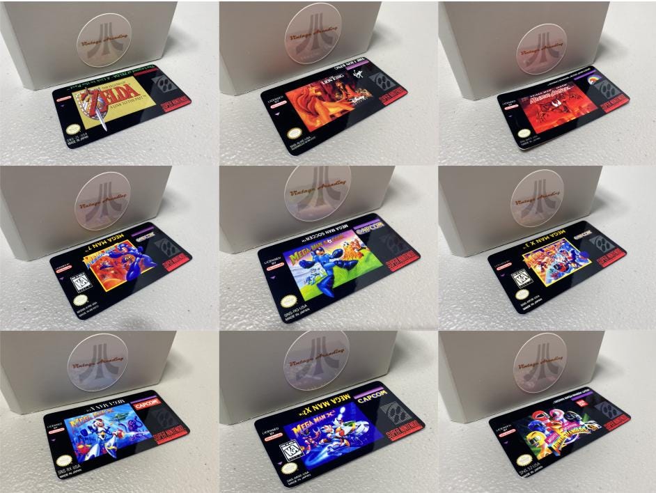 Time Slipsnes Label Super Nintendo (fits SNES) Game Cartridge Labels - Etsy