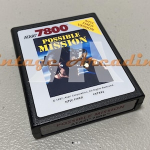 Possible Mission - Atari 2600+ & 7800+ Vintage Game Cartridge