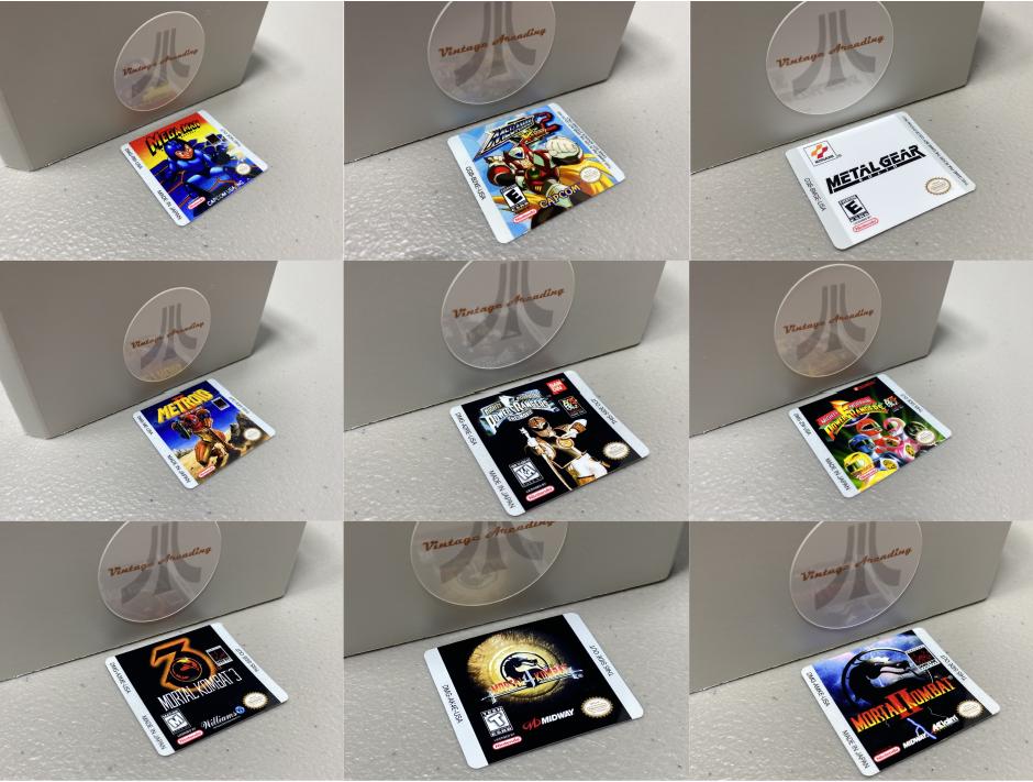 Nintendo Gameboy (fits Gameboy) Game Cartridge Labels - Etsy