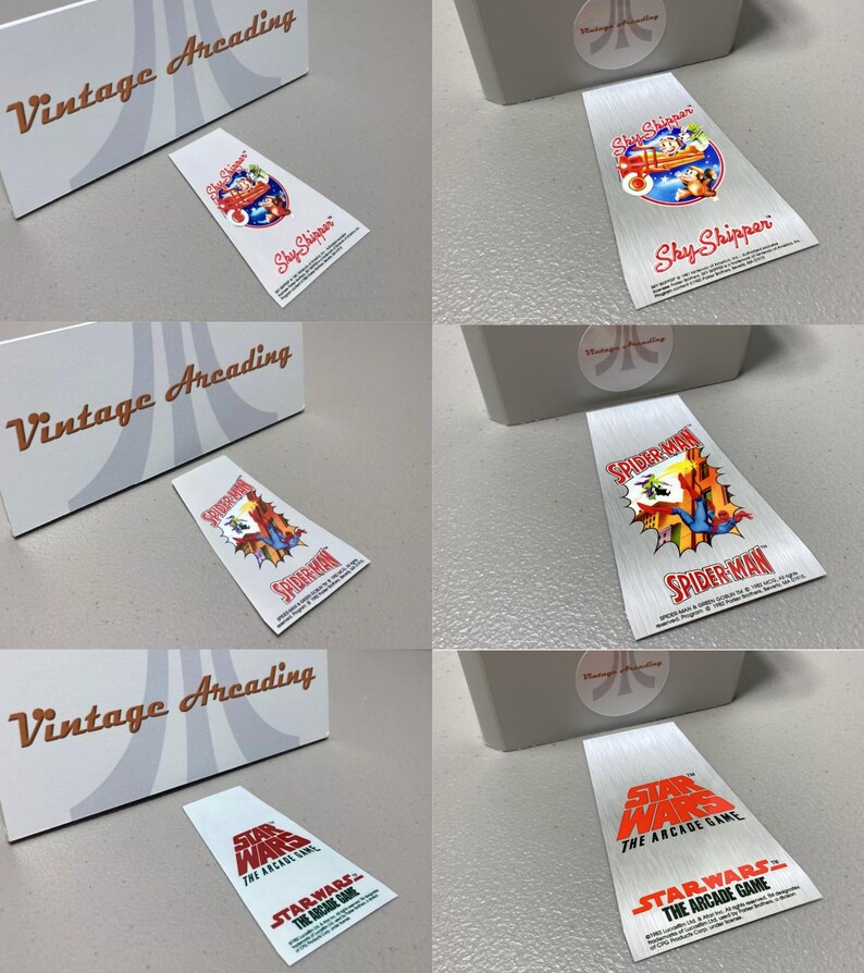 Parker Brothers Game Cartridge Labels, Fits Atari 2600 - Etsy