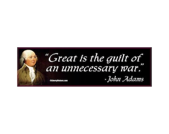Great is The Guilt an Unnecessary war