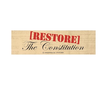Restore the Constitution