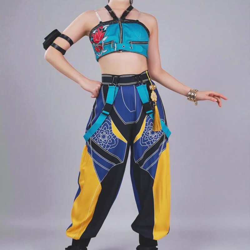 Gaifully Dämonenjäger Zoey Kostüm - Cosplay Verkleidung Für Mädchen 5-12 Jahre