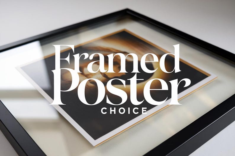 a framed poster with the words framed poster choice