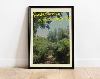 Call Me By Your Name Poster, Romantic Movie Print, Summer Love Wall Art, Elio and Oliver Decor, Film Gift