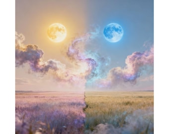 Zwischen zwei Himmeln aus Licht - Parallelwelten Kunst
