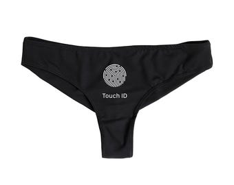 Funny Touch ID Print Women's Panties – Novelty Lingerie Gift