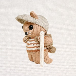 Freddie the Cougar PDF Knitting Pattern | Amigurumi Cat | Mountain Lion | Panther | Puma | Stuffed Animal | Knit Doll