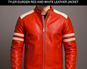 タイラー・ダーデン ファイトクラブ レザージャケット：レトロな映画