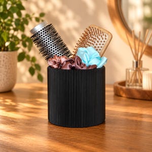 Grand organiseur de maquillage / porte-pinceau minimaliste